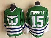 Hartford Whalers 15 Tippett Green CCM Throwback Stitched Jersey,baseball caps,new era cap wholesale,wholesale hats